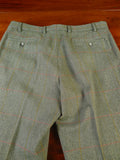 25/0885 excellent bladen green wp check tweed suit 42-43 short