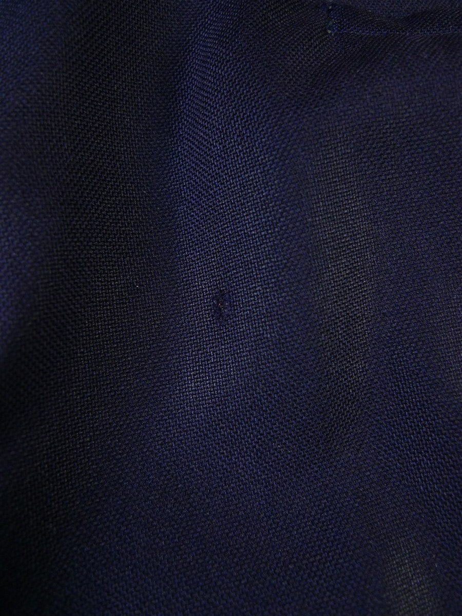 25/0894 welsh & jefferies 2001 savile row bespoke navy blue d/b worsted suit 40 short