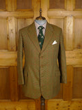 25/0887 immaculate ward & kruger 1993 savile row bespoke brown / red wp check tweed suit 42 regular to long