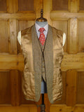25/0884 immaculate 1978 savile row bespoke brown wp check 3-piece tweed suit 39 regular