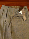 25/0884 immaculate 1978 savile row bespoke brown wp check 3-piece tweed suit 39 regular