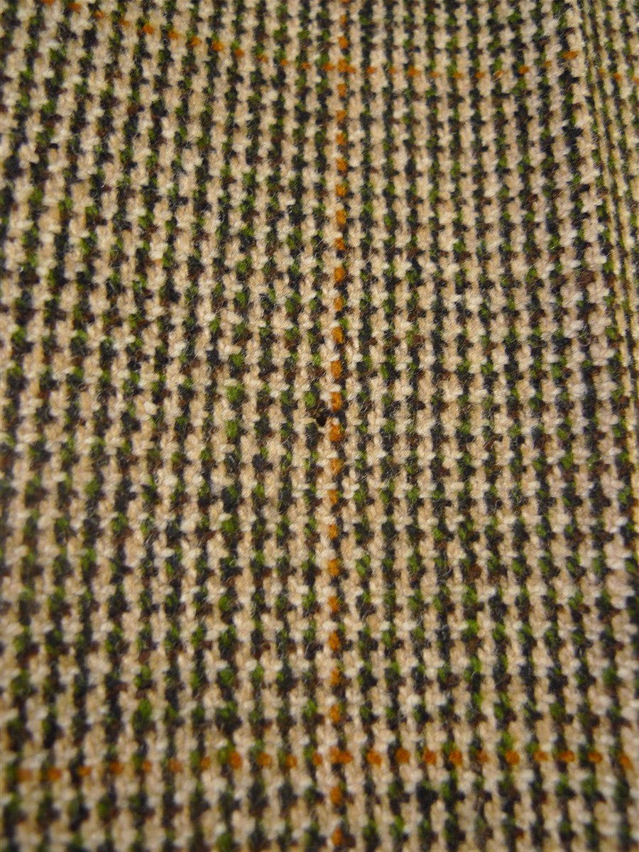 25/0884 immaculate 1978 savile row bespoke brown wp check 3-piece tweed suit 39 regular
