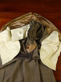 25/0884 immaculate 1978 savile row bespoke brown wp check 3-piece tweed suit 39 regular