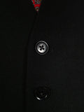 25/0925 vintage 1960 savile row bespoke black worsted morning waistcoat 39 regular