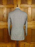25/0898 immaculate ward & kruger 1990 savile row bespoke grey prince of wales check worsted d/b suit 40 regular to long
