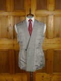 25/0898 immaculate ward & kruger 1990 savile row bespoke grey prince of wales check worsted d/b suit 40 regular to long