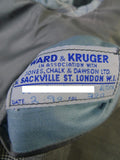 25/0898 immaculate ward & kruger 1990 savile row bespoke grey prince of wales check worsted d/b suit 40 regular to long