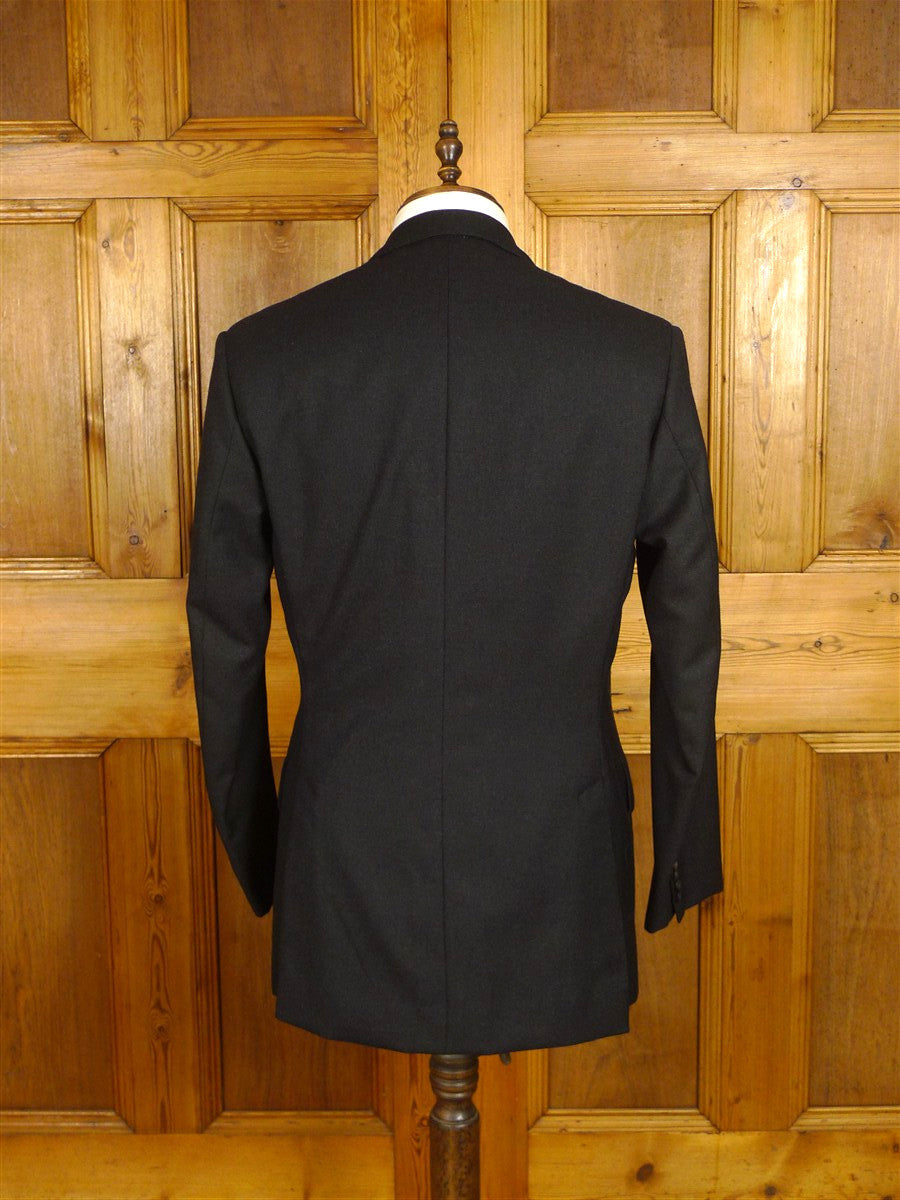 25/0895 immaculate ward & kruger 1990 savile row bespoke grey worsted twill d/b suit 40 regular to long