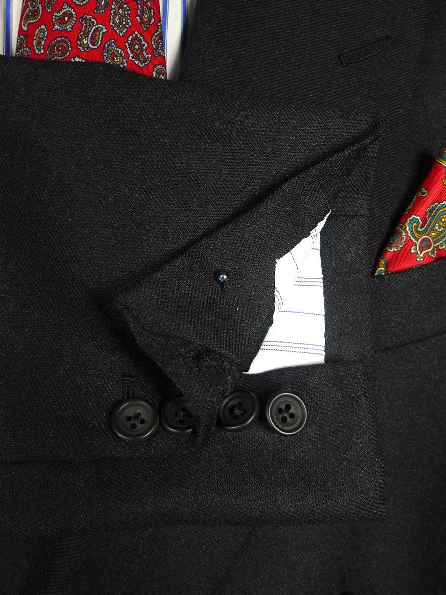 25/0895 immaculate ward & kruger 1990 savile row bespoke grey worsted twill d/b suit 40 regular to long