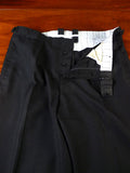 25/0895 immaculate ward & kruger 1990 savile row bespoke grey worsted twill d/b suit 40 regular to long
