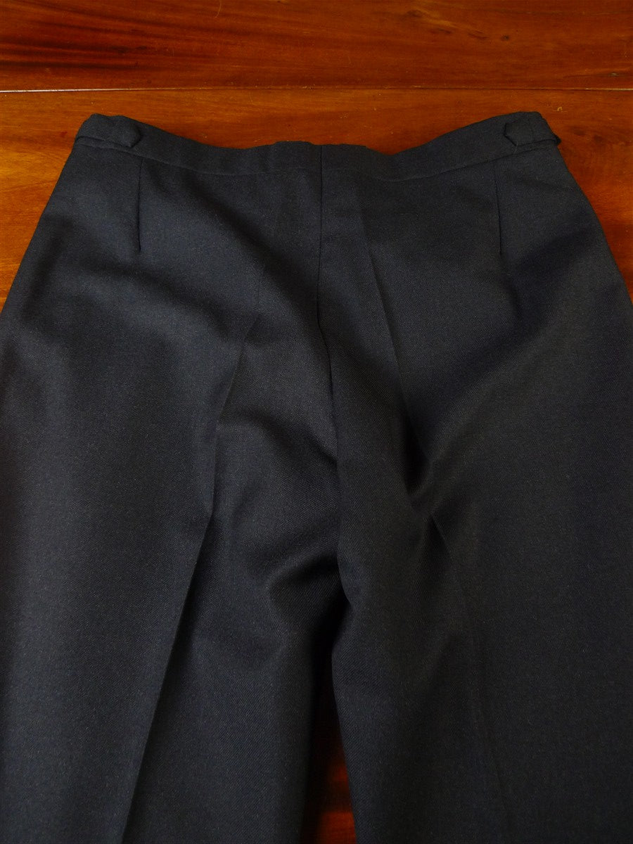 25/0895 immaculate ward & kruger 1990 savile row bespoke grey worsted twill d/b suit 40 regular to long