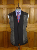 25/0899 ward & kruger 1988 savile row bespoke charcoal grey worsted suit 40 regular to long