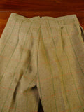 25/0883 immaculate 1991 ward & kruger savile row bespoke green wp check tweed waistcoat & shooting breeks 39-40 long