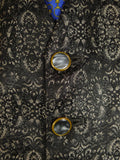 25/0923 vintage london w1 boutique embroidered waistcoat 37-38 regular