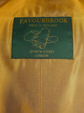 25/0890 immaculate favourbrook burgundy red / gold embroidered silk morning waistcoat 41