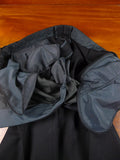 25/0935 immaculate bespoke tailored black barathea wool evening trouser 38