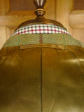 25/0916 superb vintage campbell's of beauly heavyweight green wp check tweed shooting suit 43 regular