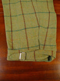 25/0916 superb vintage campbell's of beauly heavyweight green wp check tweed shooting suit 43 regular