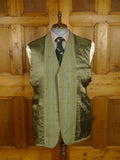 25/0918 exceptional vintage savile row bespoke green / amber wp check heavyweight tweed suit plus matching shooting breeks 44 regular
