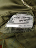 25/0918 exceptional vintage savile row bespoke green / amber wp check heavyweight tweed suit plus matching shooting breeks 44 regular