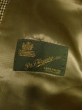 25/0910 immaculate vintage p&j haggart green / brown sporting check tweed jacket 54 regular