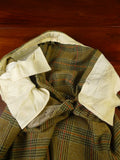 25/0919 fabulous vintage british green wp check tweed shooting coat suit 44-45 regular