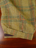 25/0919 fabulous vintage british green wp check tweed shooting coat suit 44-45 regular