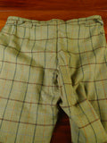 25/0907 immaculate campbell's of beauly heavyweight green wp check tweed shooting breeks 38-42