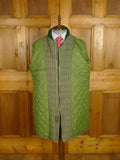25/0920 fabulous vintage british green wp check tweed shooting coat suit 48 regular
