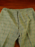 25/0920 fabulous vintage british green wp check tweed shooting coat suit 48 regular