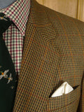 25/0914 near immaculate john g hardy gun check tweed sports jacket 40 regular