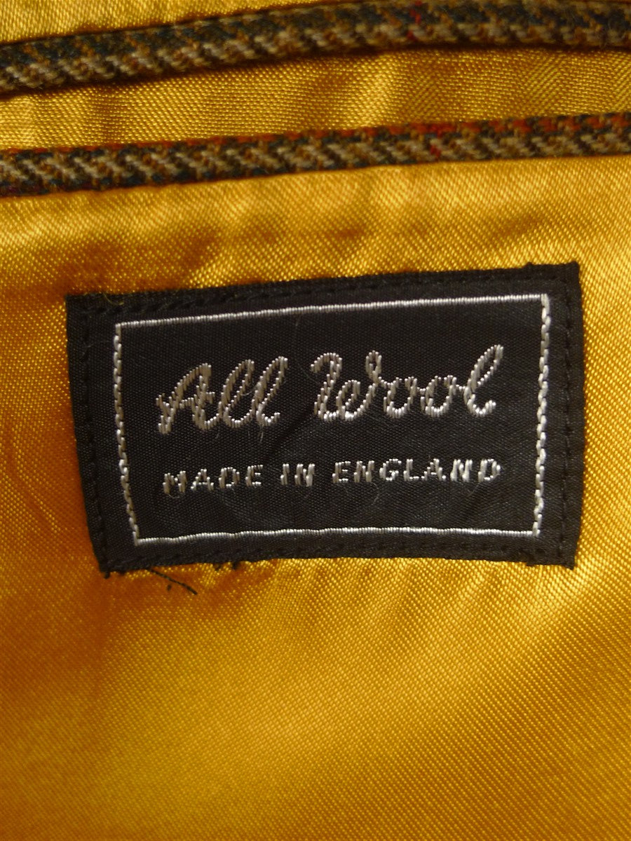 25/0914 near immaculate john g hardy gun check tweed sports jacket 40 regular