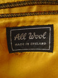 25/0914 near immaculate john g hardy gun check tweed sports jacket 40 regular