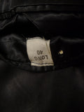 25/0927 vintage british grey herringbone d/b chesterfield overcoat w/ velvet collar 40 long