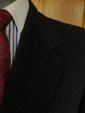 25/0931 extra-heavyweight 1950s vintage grey textured wool overcoat w/ gauntlet cuff 42-44