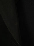 25/0932 near immaculate vintage savile row bespoke black barathea wool / grosgrain silk d/b dinner jacket 44 regular