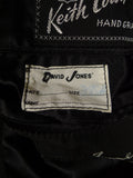 25/0933 immaculate vintage british handmade black wool evening tailcoat 38-39 short