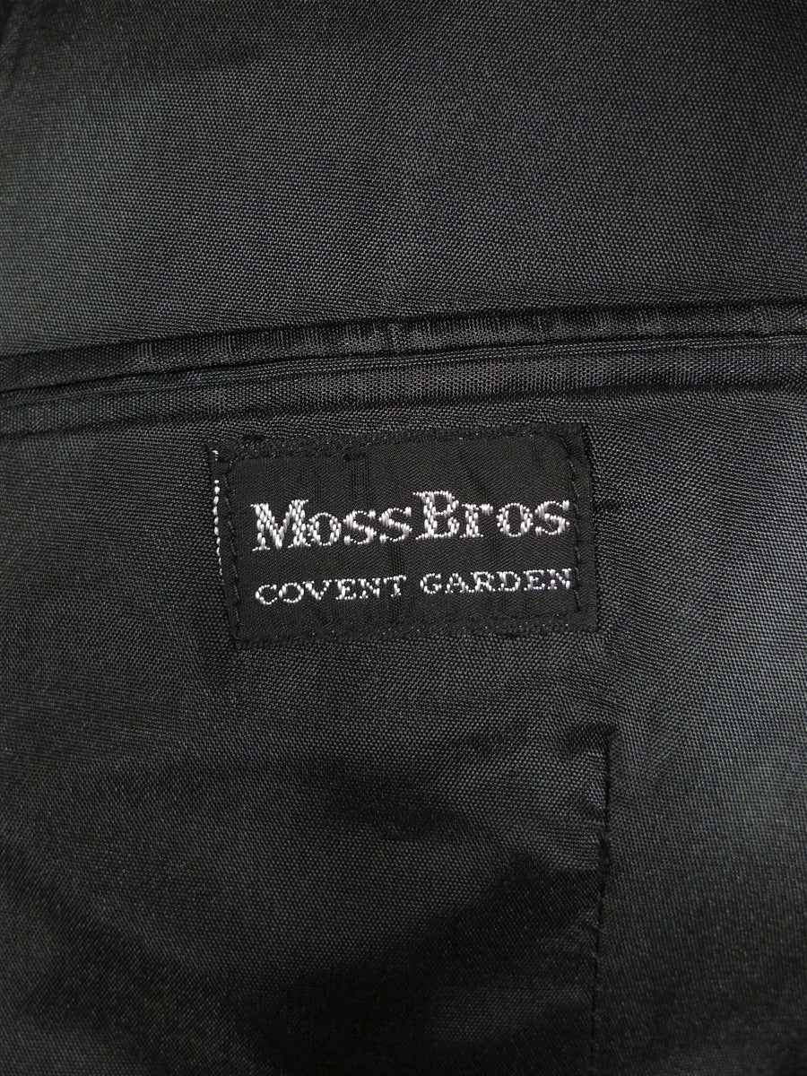 25/0967 immaculate vintage british black barathea wool evening tailcoat 44 short