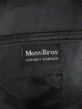 25/0967 immaculate vintage british black barathea wool evening tailcoat 44 short