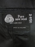 25/0967 immaculate vintage british black barathea wool evening tailcoat 44 short