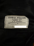 25/0930 immaculate vintage 1960 savile row bespoke black wool morning coat 37-38 long