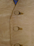 25/0924 remarkable antique silk court waistcoat very rare 38