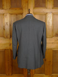 25/0929 immaculate vintage hayward savile row bespoke grey worsted d/b suit 45-46 short