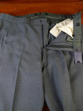 25/0929 immaculate vintage hayward savile row bespoke grey worsted d/b suit 45-46 short
