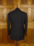 25/0928 immaculate vintage hayward savile row bespoke charcoal grey worsted d/b suit 43 short