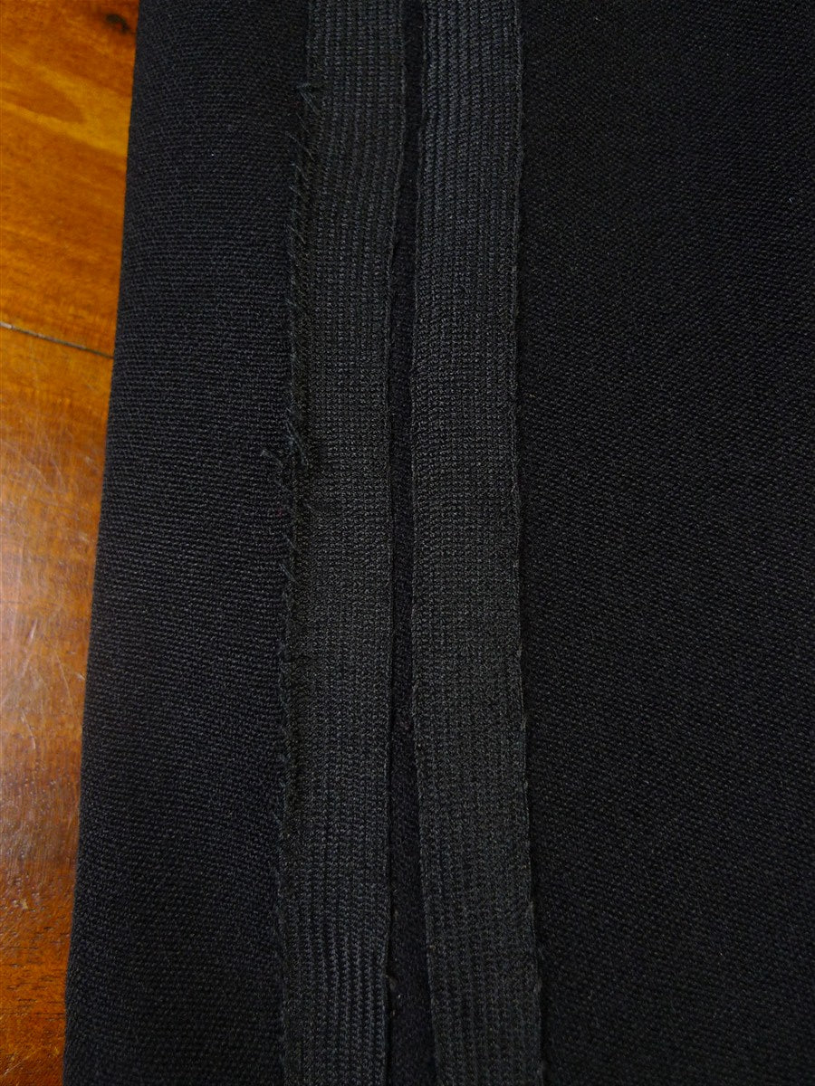 25/0942 genuine 1940s vintage black wool evening trouser for white tie tails 32