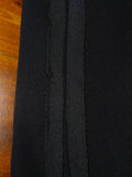 25/0942 genuine 1940s vintage black wool evening trouser for white tie tails 32