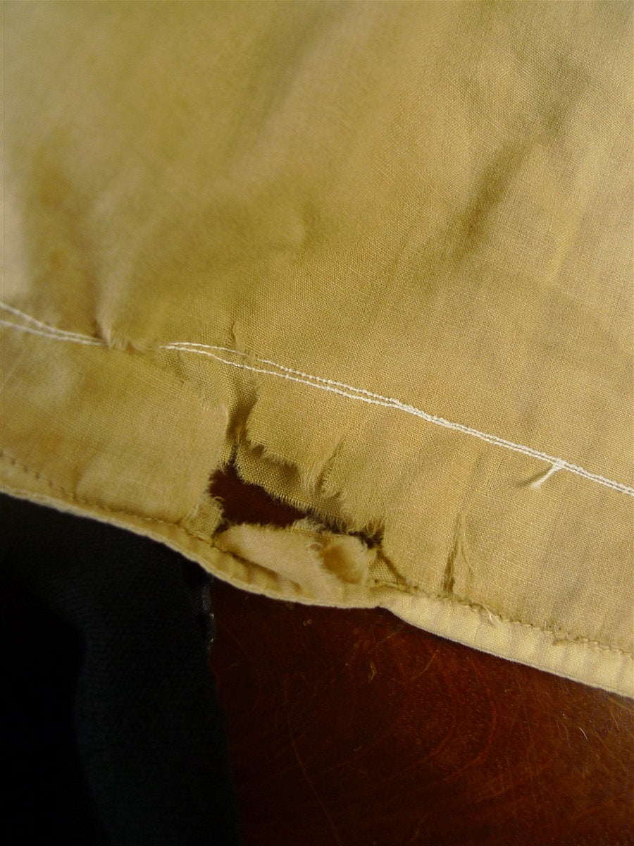 25/0942 genuine 1940s vintage black wool evening trouser for white tie tails 32