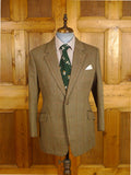 25/0981 immaculate john n kent savile row bespoke brown / red wp check tweed suit 39 short to regular
