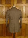 25/0981 immaculate john n kent savile row bespoke brown / red wp check tweed suit 39 short to regular